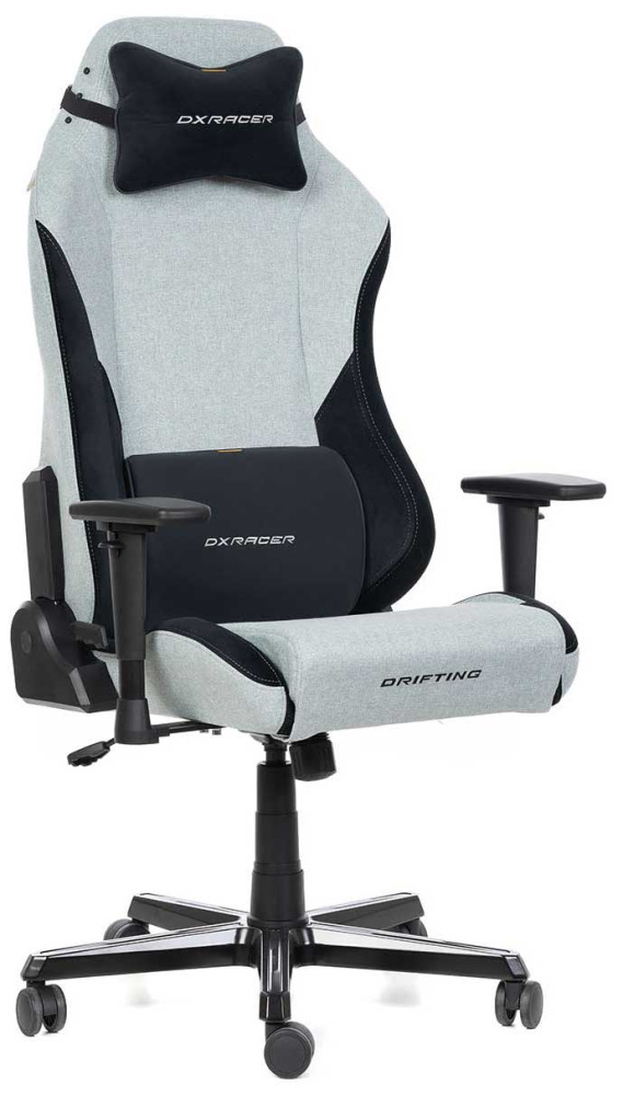 Herná stolička DXRacer DRIFTING XL šedo-čierna, látková gallery main image