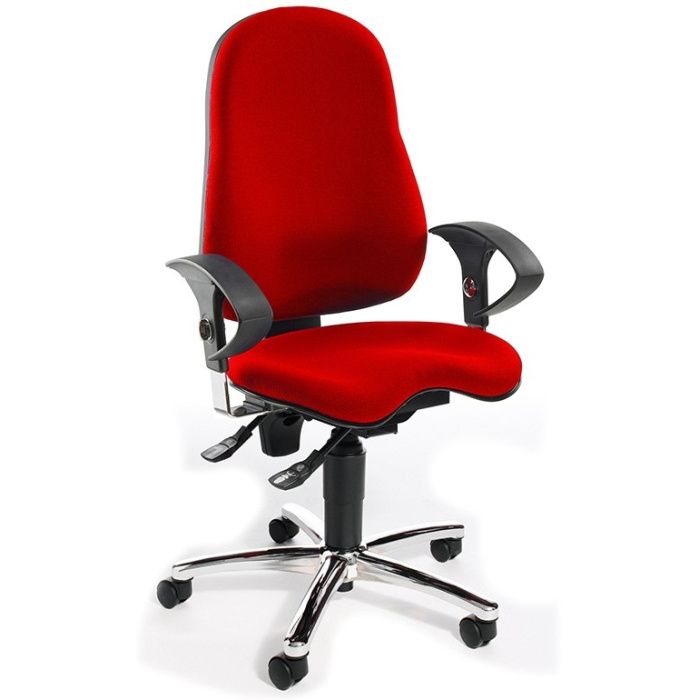 kancelárska stolička SITNESS 10 červená, vzorkový kus Ostrava