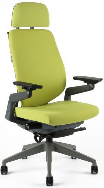 kancelárska stolička KARME SP, zelená, vzorkový kus v ROŽNOVĚ p.R.
