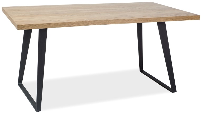 SIGNAL Jedálenský stôl FALCON prírodná dýha dub 150x90 cm
