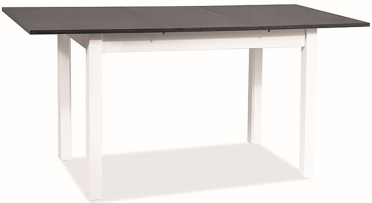 SIGNAL Jedálenský stôl Horacy antracit / biely 100x60 cm