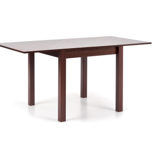 Jedálenský rozkladací stôl GRACJAN cierny orech 80-160x80 cm