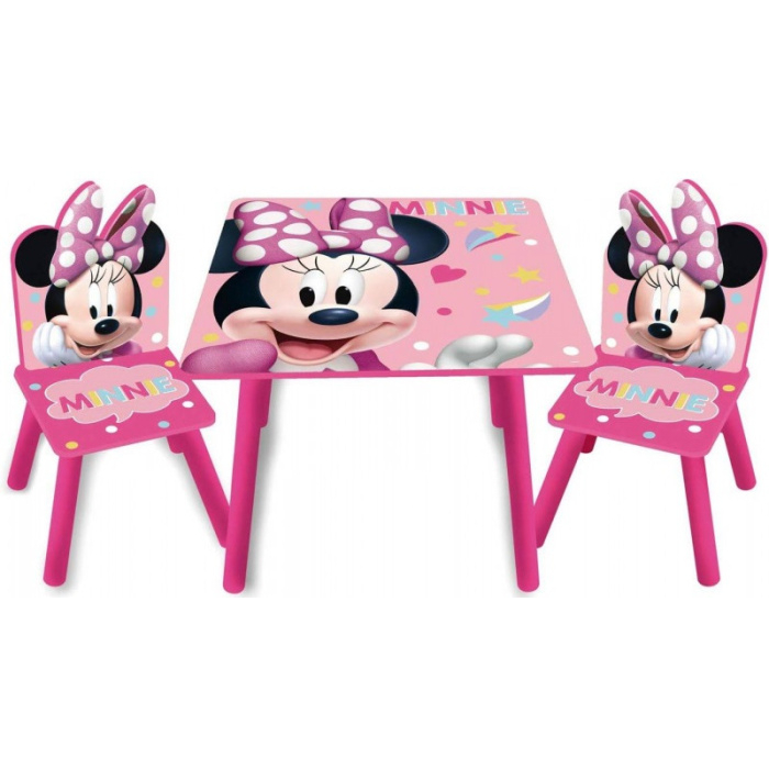 bHome Dětský stůl s židlemi Minnie