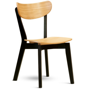 Jednálenská stolička NICO čierna-dub