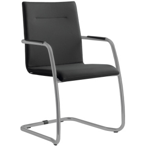 Konferenčná stolička STREAM 282-Z-N2, kostra sivá