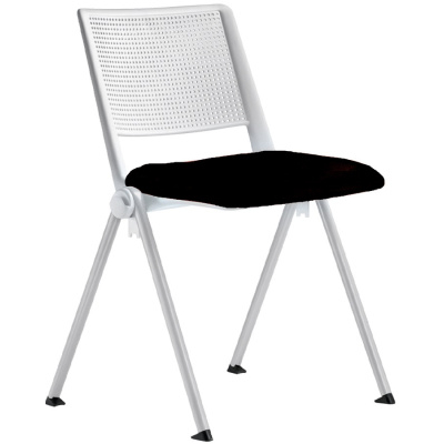 konferenčná stolička GO! 116-N0, kostra bíiela, posledný vzorkový kus v BRATISLAVE