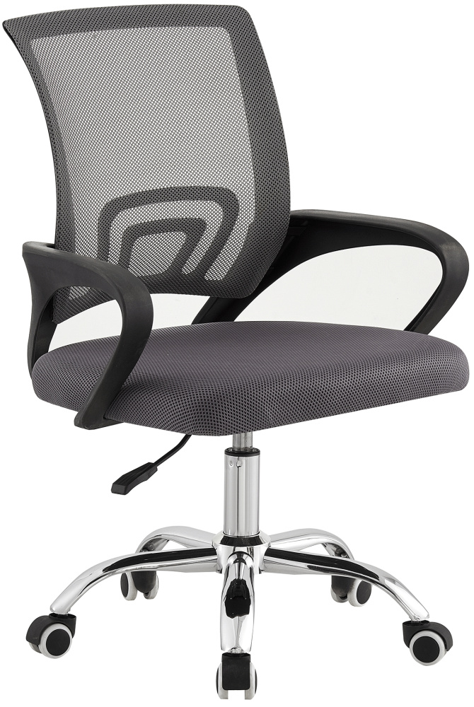 Kancelárska stolička DEX 4 NEW sivá/ čierná gallery main image
