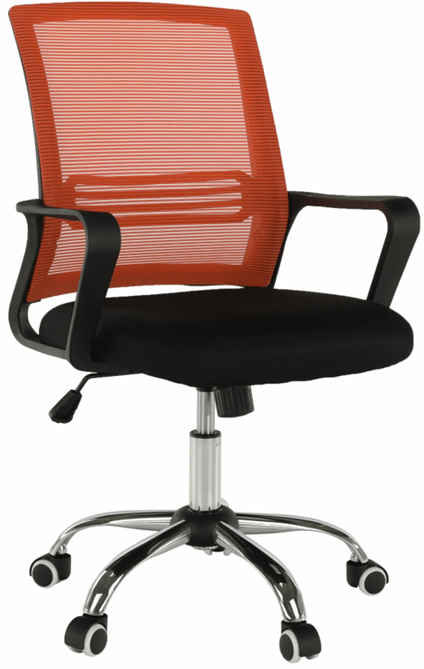Kancelárska stolička APOLO NEW, oranžová/ čierna gallery main image