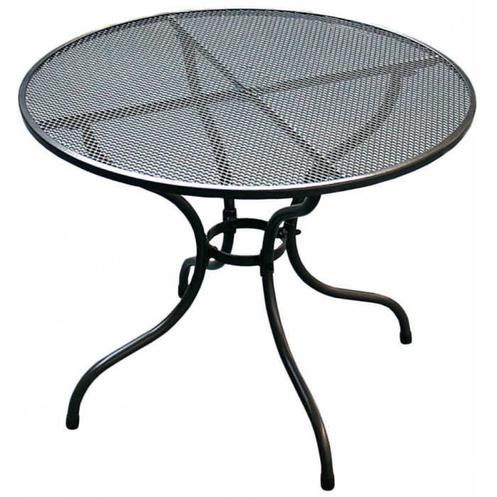 Kovový záhradný stôl TAKO 105cm - U503 guľatý