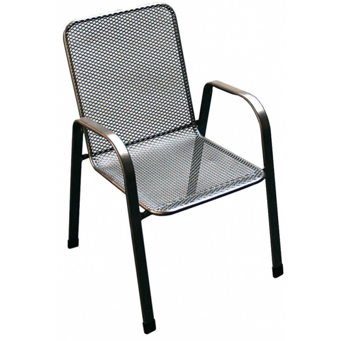 Záhradná stolička kovová SÁGY nízka U001