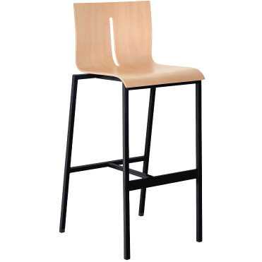 barová stolička TWIST 243-N1, kostra čierna
