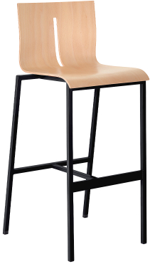 barová stolička TWIST 243-N1, kostra čierna gallery main image