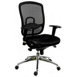 kancelárská stolička OKLAHOMA čierná bez podhlavníka